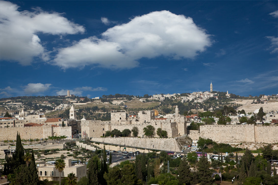 הנוף ממלון המלך דוד ירושלים