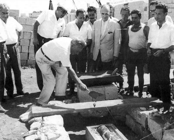הנחת אבן הפינה למלון דן כרמל