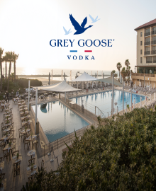 לוגו גריי גוס על רקע דן אכדיה