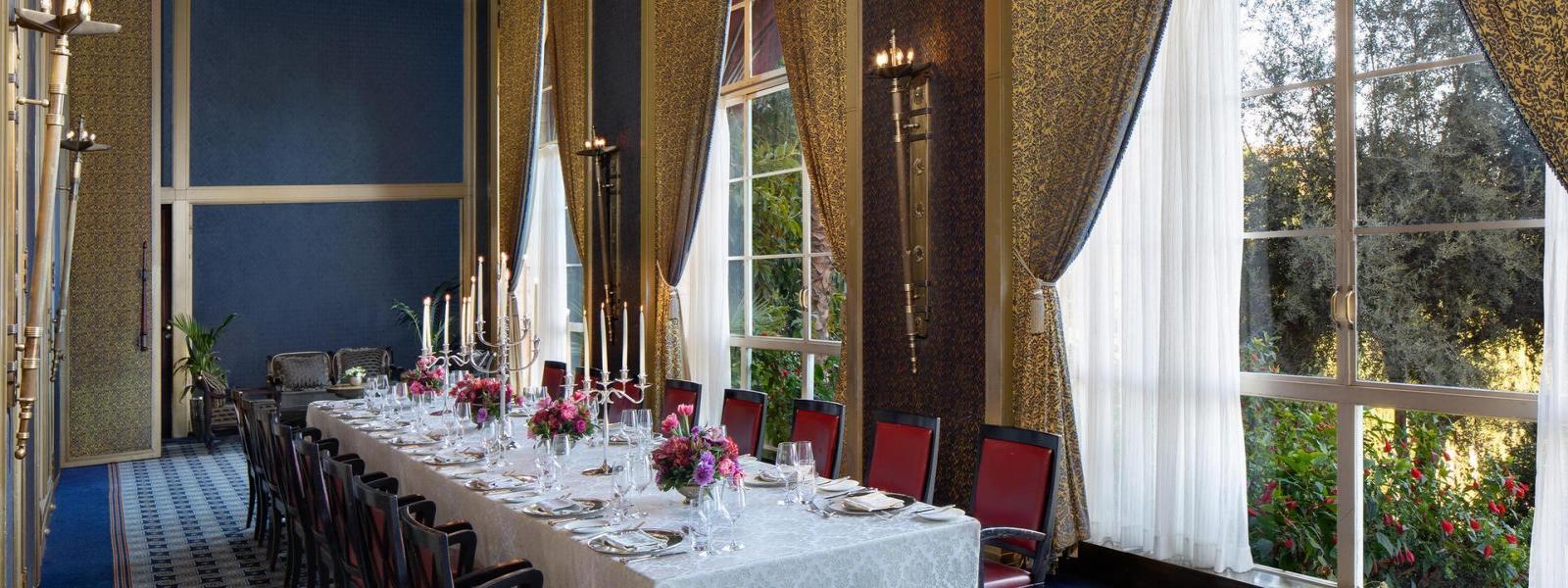 אירועי יוקרה וכנסים במלון המלך דוד אולם גן השגרירים