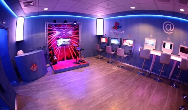 תמונה של אזור משחקי ווידאו